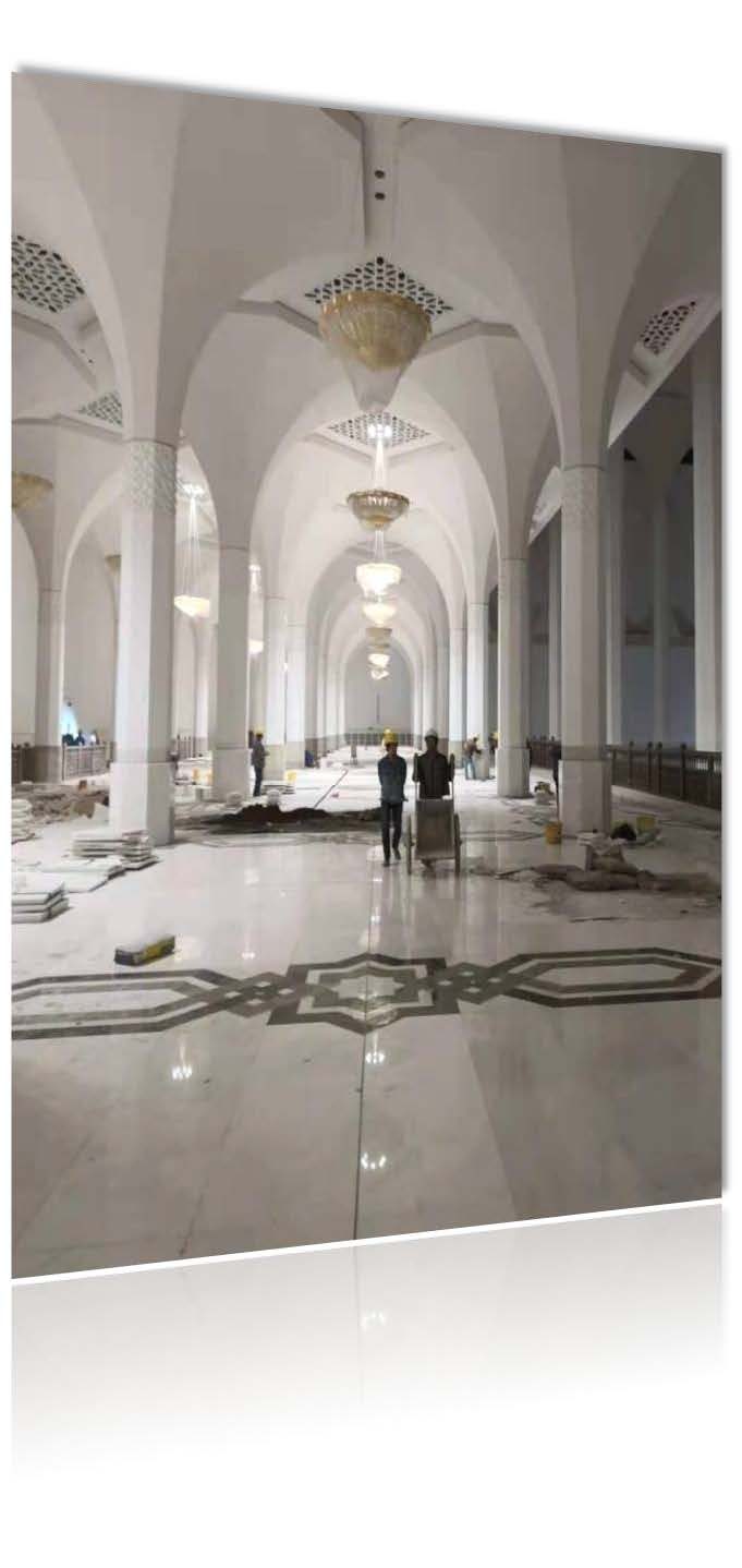Pavage en marbre, Grande Mosquée