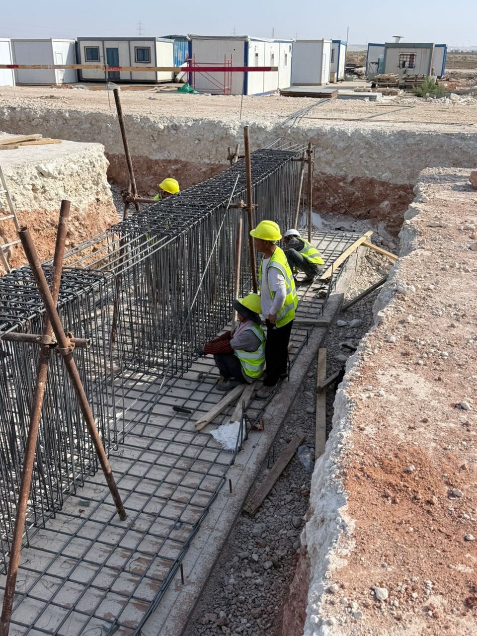 Équipes WX Construction sur chantier