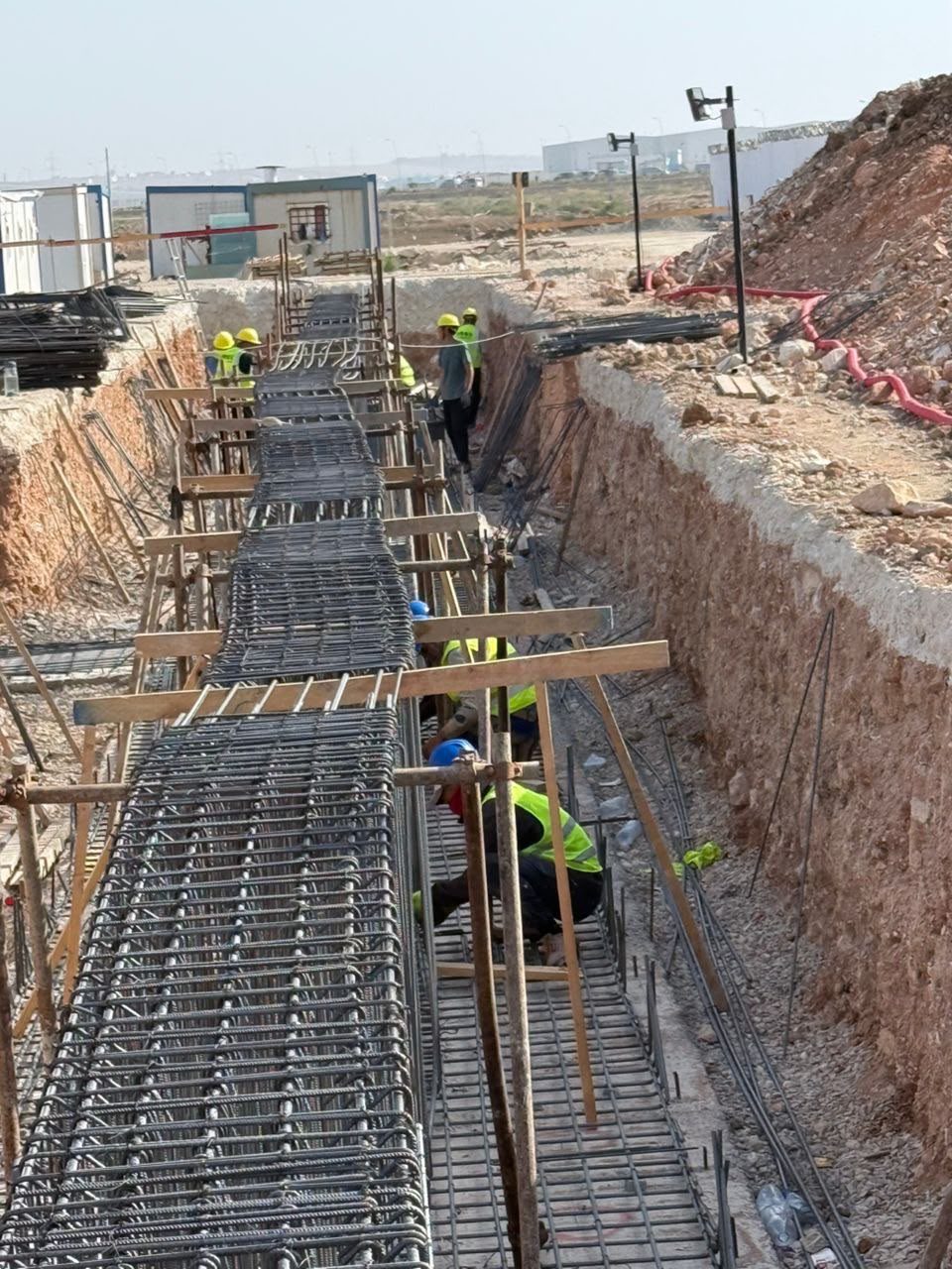 Vue large d'un chantier EURL WX CONSTRUCTION